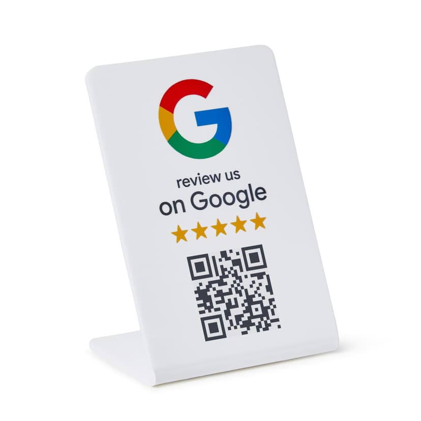 ProsperQR Google Review Stand