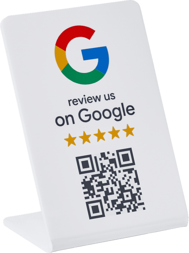 ProsperQR Google Review QR Code Stand