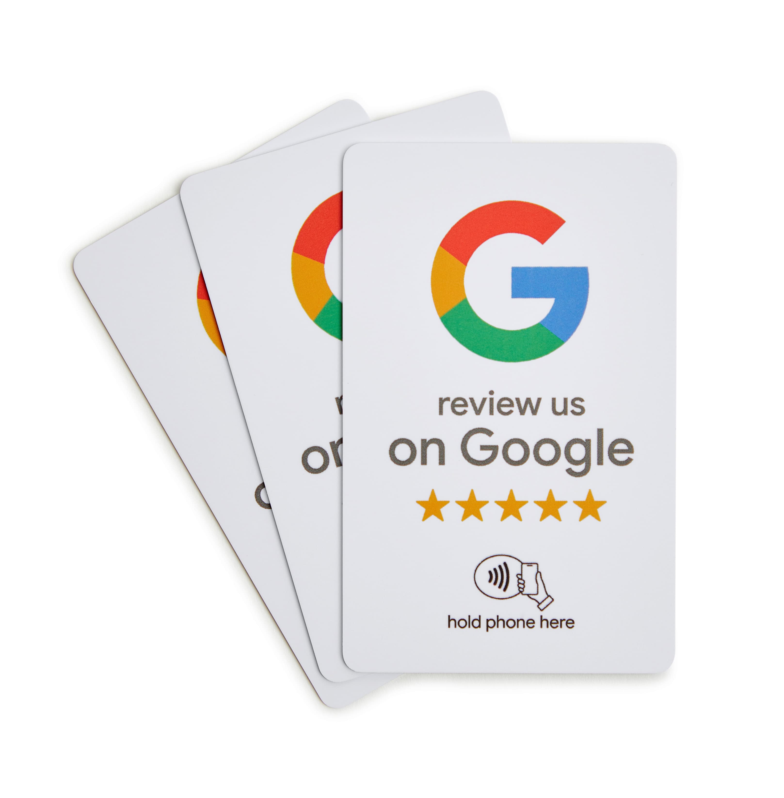 Google Review Card — 3-Pack - review us on Google