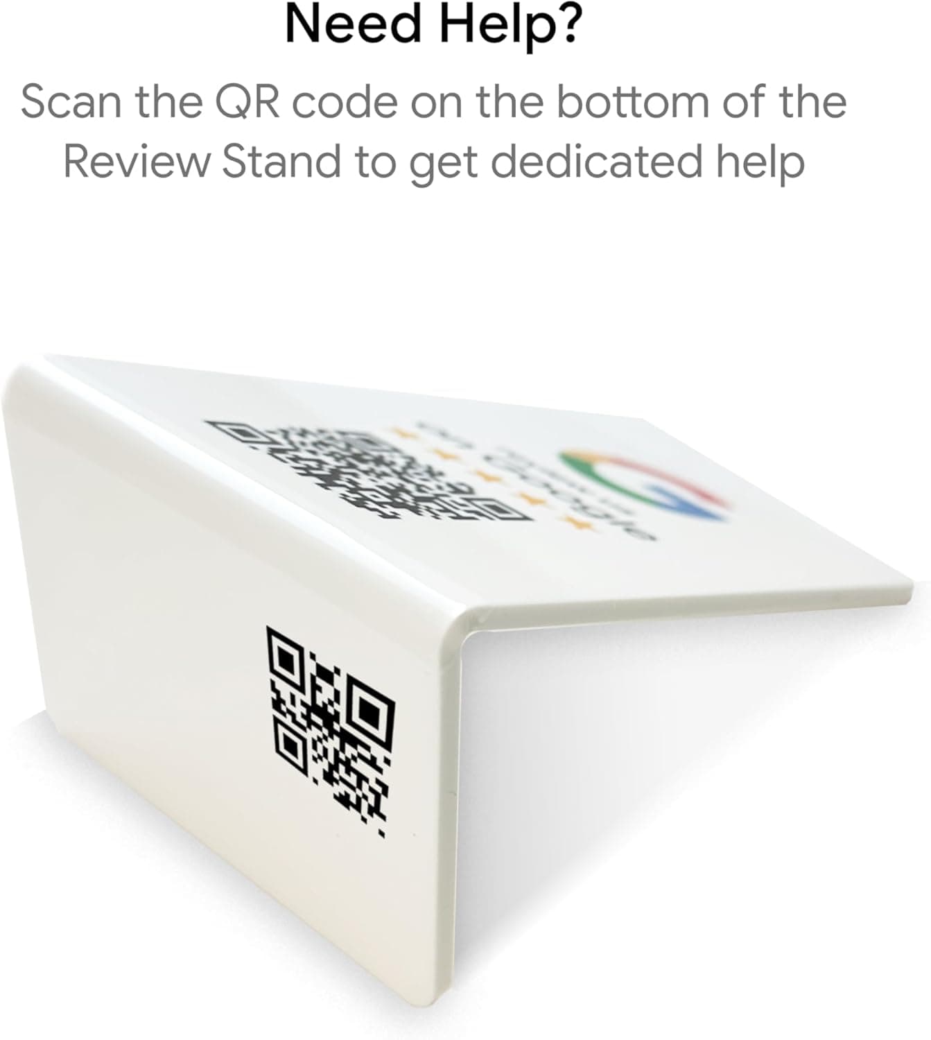 Google Review Stand is easy to use — tap or scan to leave a review in seconds
