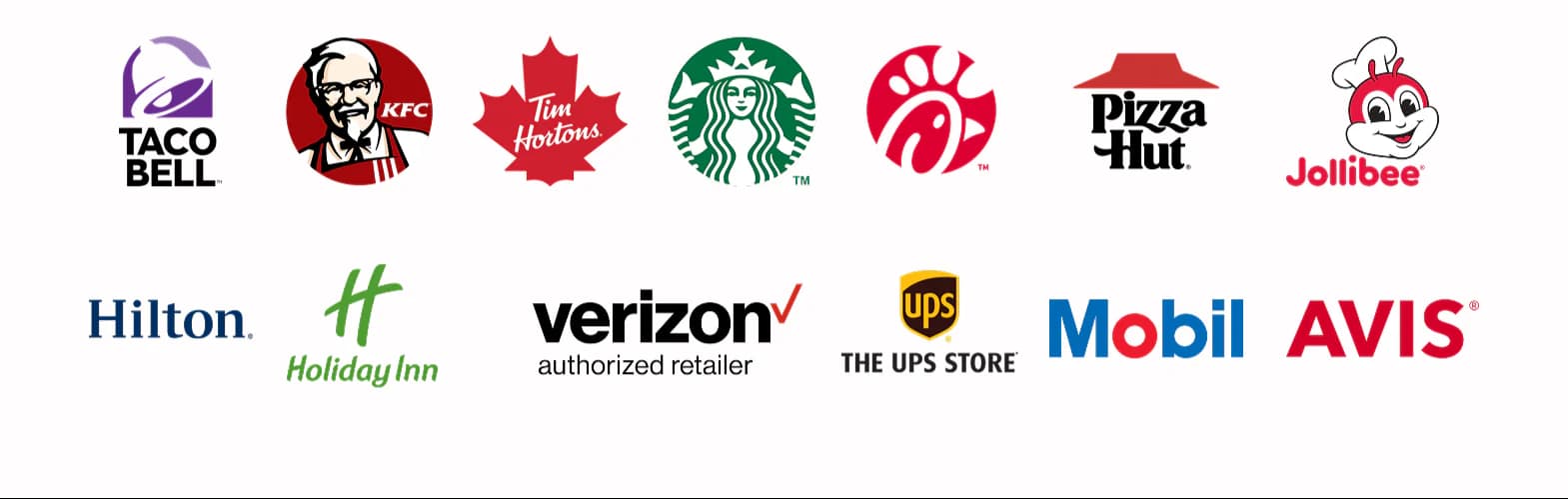 Trusted by these business locations